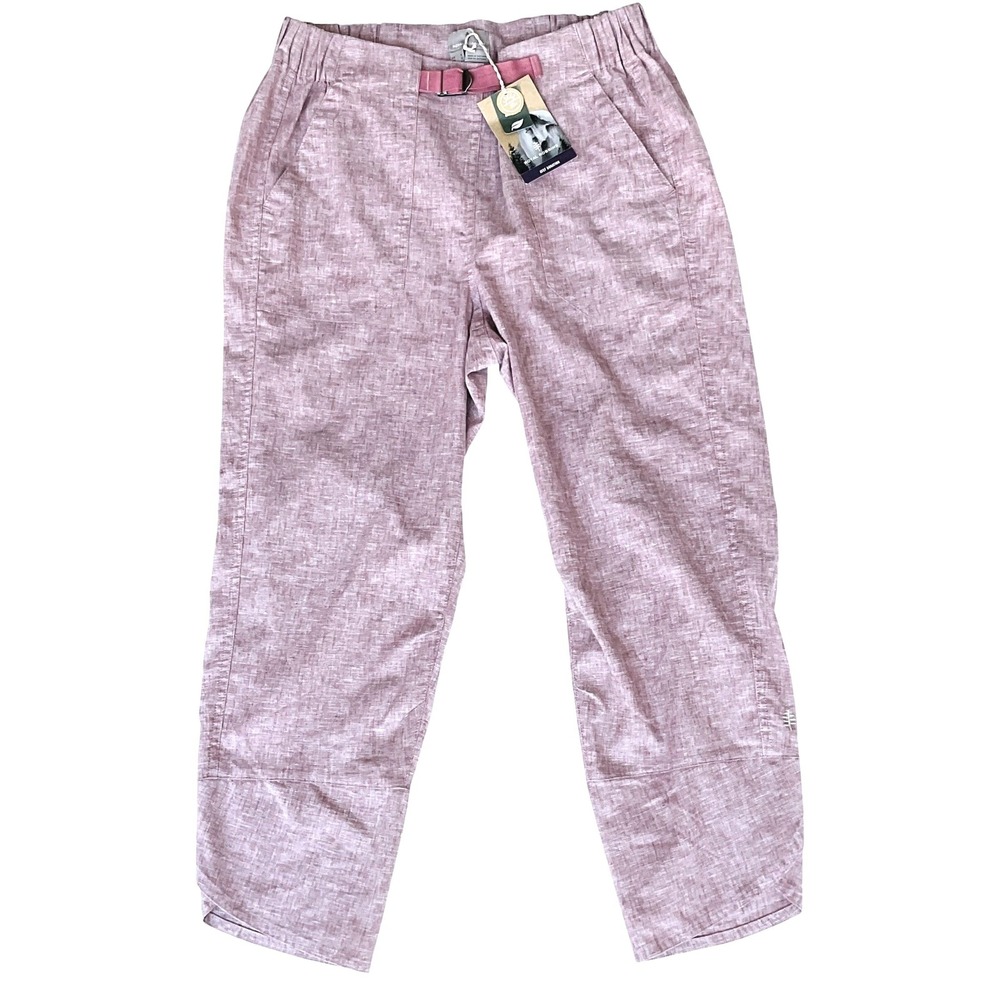 ROYAL ROBBINS Y624004 Lighhtweight Hempline Capri pants resort‎ 8 pink